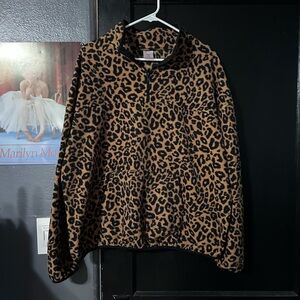 Leopard Print Pullover